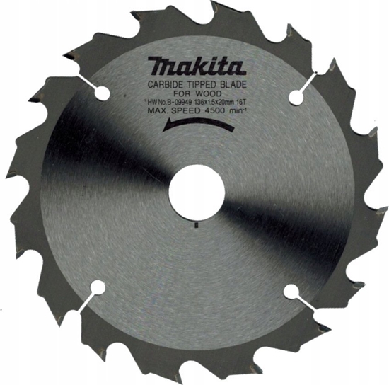Изображение Makita MAKITA PIA TARCZOWA  136x20x16z DREWNO