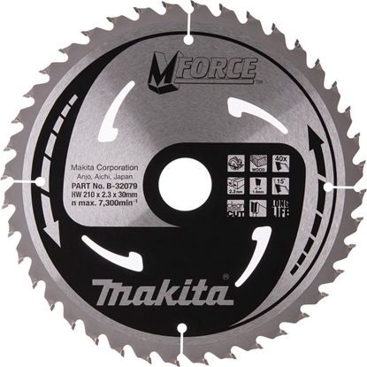 Изображение Makita MAKITA PIA TARCZOWA  210x30x40z M-FORCE DREWNO
