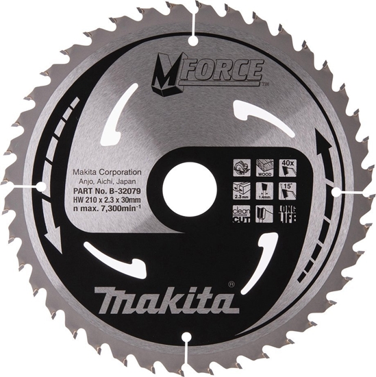Изображение Makita MAKITA PIA TARCZOWA  210x30x40z M-FORCE DREWNO