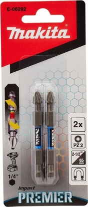 Picture of Triecienskrūvgrieža uzgalis Makita; PZ2; 65 mm; 2 gab.