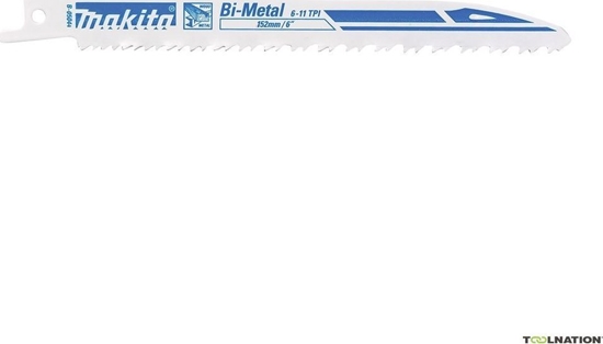 Изображение Makita MAKITA SABER SAW BLADE BIM 152x0.9mm /25pcs. WOOD, METAL, PVC (FAST)