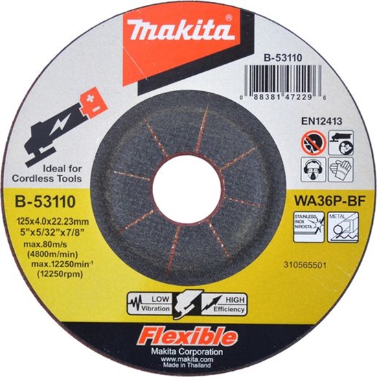 Picture of Makita Makita tarcza szlifierska elastyczna 125x22mm (B-53110)