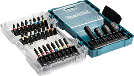 Изображение Makita MAKITA ZESTAW BITÓW I KLUCZY NASADOWYCH 28szt.