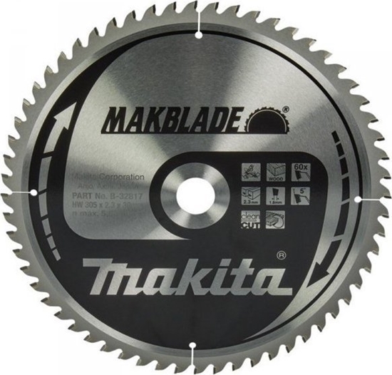 Picture of Makita PIA SPIEKOWA DO DREWNA MAKBLADE 305*30MM 60Z (1 SZT)