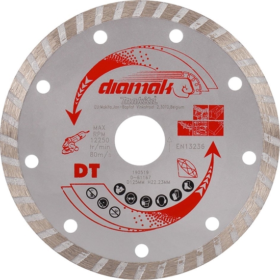 Picture of Makita TARCZA DIAMENTOWA 125MM TURBO