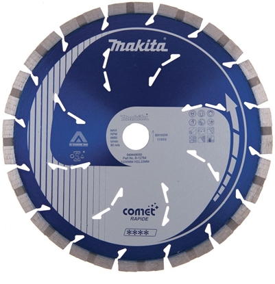 Attēls no Dimanta griešanas disks Makita Comet Rapid; 230 mm