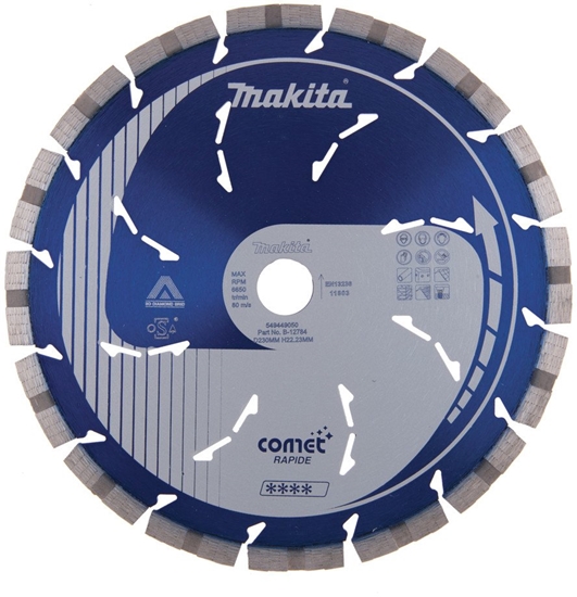 Picture of Dimanta griešanas disks Makita Comet Rapid; 230 mm