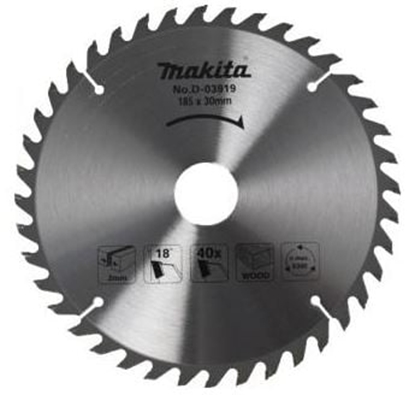 Attēls no Makita CIRCULAR SAW BLADE 185X30X40T