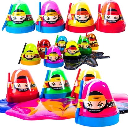 Изображение Maksik Glutek Slime Mr Boo Ninja Neon 100g 80063 p24 mix cena za 1 szt UA