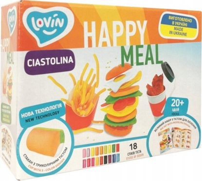 Picture of Maksik Zestaw do modelowania Happy Meal Jedzenie Ciastolina TM Lovin 41190