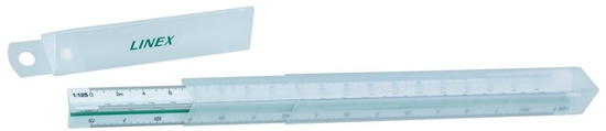 Picture of Målestok trekantet Linex 318 1:15:20:25:50:75:100