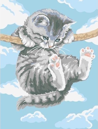 Изображение Norimpex Malowanie po numerach - 30x40cm Kotek