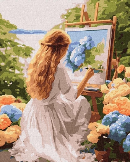 Picture of Malowanie po numerach - Artystka 40x50cm