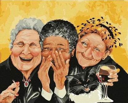 Picture of Twoje Hobby Malowanie po numerach - Babcie na wakacjach 40x50