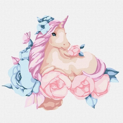 Изображение Ideyka Malowanie po numerach - Bajkowy jednoroec 30x30cm