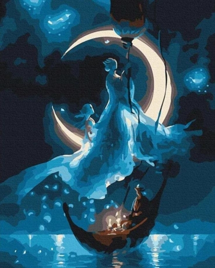 Изображение Malowanie po numerach - Bogini magii 40x50cm