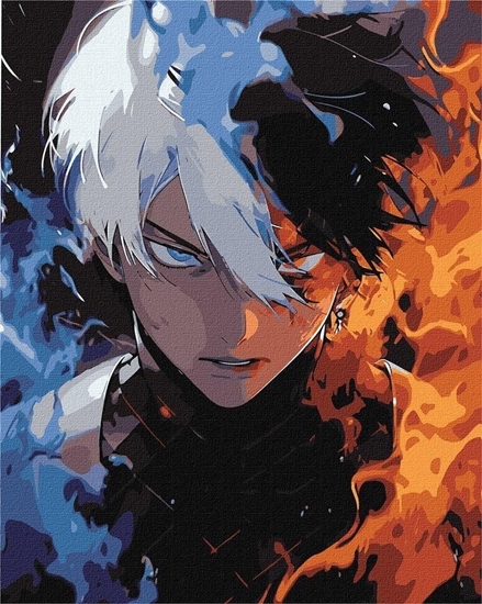 Изображение Ideyka Malowanie po numerach - Dwa ywioy 40x50cm