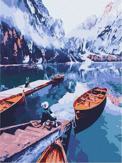 Picture of Malowanie po numerach - Kajaki 40x50cm