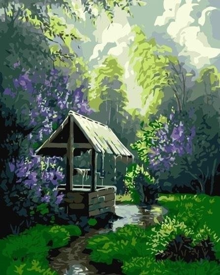 Picture of Malowanie po numerach - Letni deszcz 40x50cm