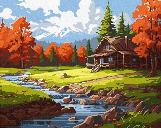 Изображение Malowanie po numerach - Miejsce inspiracji 40x50cm