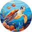 Picture of Ideyka Malowanie po numerach - Mieszkacy oceanu 26cm