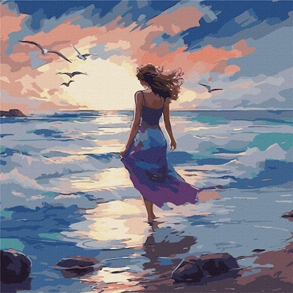 Изображение Ideyka Malowanie po numerach - Pikny ywio 40x40cm