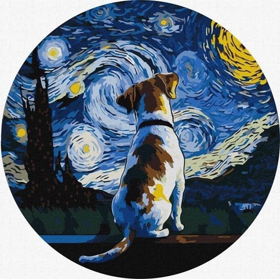 Picture of Malowanie po numerach - Pies 26cm