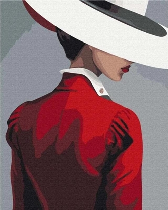 Picture of Malowanie po numerach - Sekret czerwieni 40x50cm