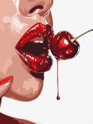 Изображение Malowanie po numerach - Sodka winia 30x40cm