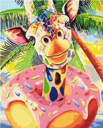 Picture of Twoje Hobby Malowanie po numerach - Sodka yrafa 40x50cm