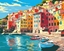 Изображение Malowanie po numerach - Soneczne miasto 40x50cm