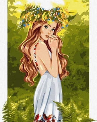 Изображение Malowanie po numerach - Stranik lasu 40x50cm EDUKAMP