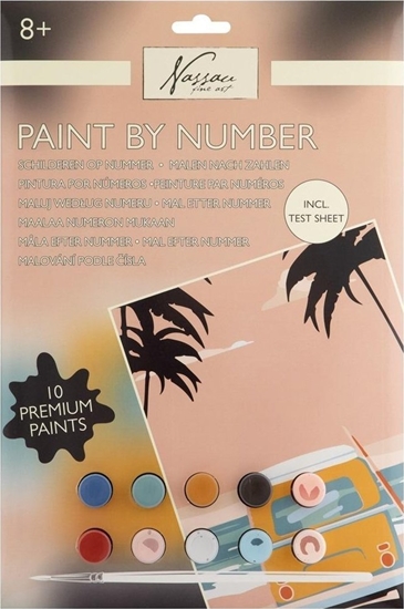 Picture of Malowanie po numerach - Surf Van 32x22cm