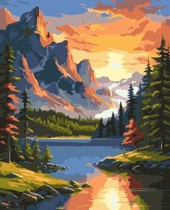 Picture of Malowanie po numerach - wit w górach 40x50cm