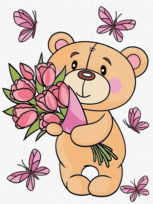 Изображение Malowanie po numerach - Uroczy mi 30x40cm