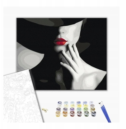 Picture of Malowanie po numerach BRUSHME, 40x50 cm, kolory pokusy, 1 szt., w pudeku