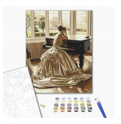 Picture of Malowanie po numerach BRUSHME, 40x50 cm, zmysowa przerwa, 1 szt., w pudeku