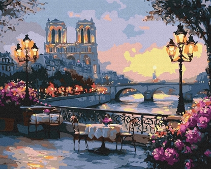 Picture of Malowanie po numerach IDEYKA, 40x50cm, francuski krajobraz, 1 szt., w pudeku