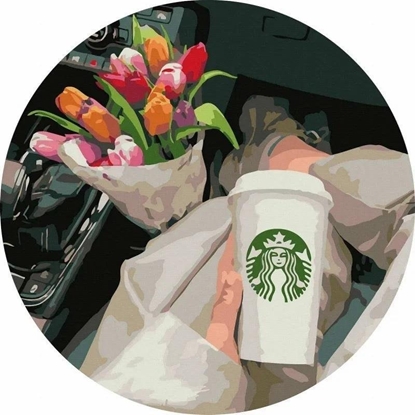 Picture of Malowanie po numerach okrge - Akcesoria podróne