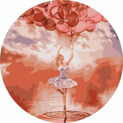 Picture of Malowanie po numerach okrge - Balerina... 40cm