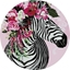Изображение Malowanie po numerach okrge - Fantastyczna zebra