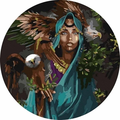 Picture of Malowanie po numerach okrge - Pod ochron orów