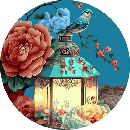 Picture of Malowanie po numerach okrge - wietlana Oaza 40