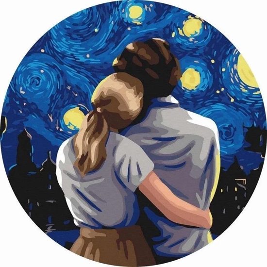 Picture of Malowanie po numerach okrge - Wieczór pod... 40