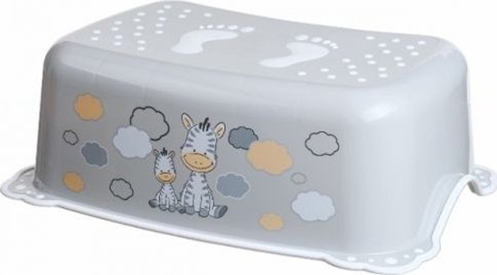 Изображение Maltex MALTEX step up stool with antislip rubber Grey/White Zebra 6913