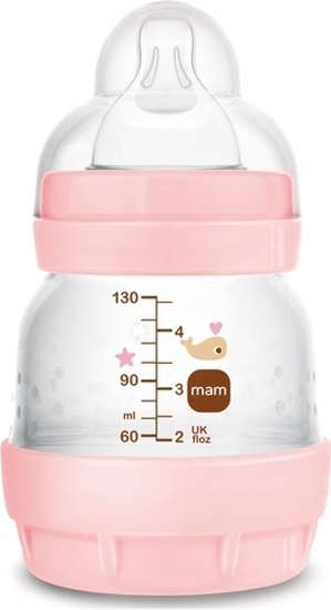 Picture of MAM BABY 1100 BUTELKA A/KOL PERFECT START 130ML SEALIFE DZIEWCZYNKA