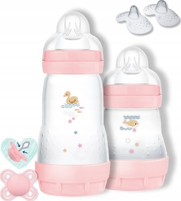 Attēls no MAM BABY 1223 BUTELKA A/KOL PERFECT START 320ML SEALIFE DZIEWCZYNKA
