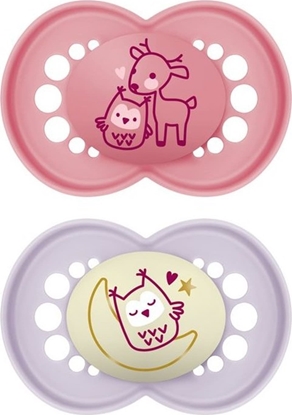 Attēls no MAM Smoczek original 6+ d&n girl