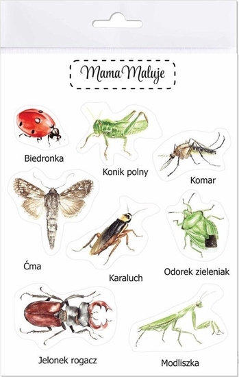 Изображение Mama Maluje Naklejki due Owady 1