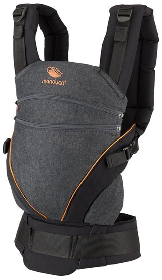 Picture of Manduca XT Cotton backpack, denimblack-toffee